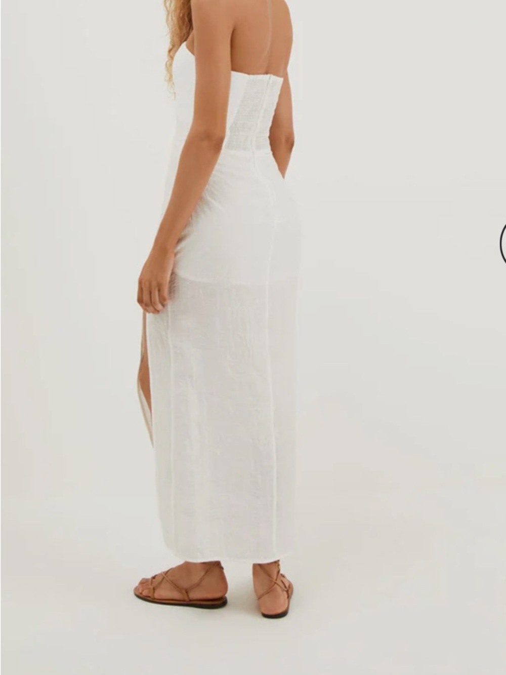 NWT Vix Off White Strapless Pleated Midi Dress
Size S Originally $368 - Picture 3 of 16